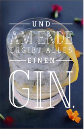 Anderskartig Magnet Modern Times Gin 5,5x8,5cm