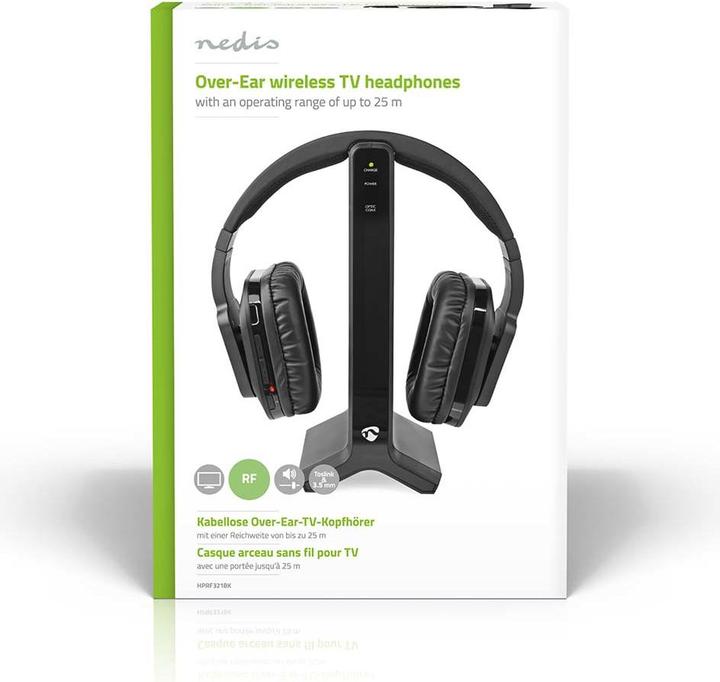 Produktbild Nedis HPRF321BK (Keine Geräuschunterdrückung, 8 h, Kabellos)