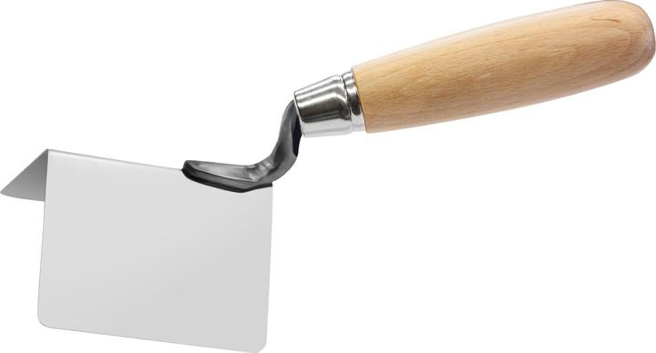 Actual product image Tectool outside corner 90°, stainless, wood, 80x60mm (8 cm)