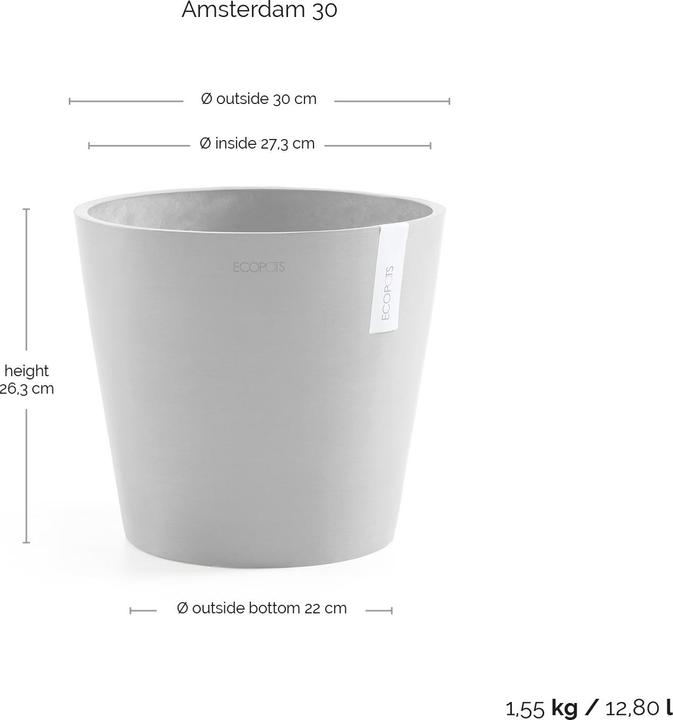 Image du produit Ecopots Amsterdam (30 cm)