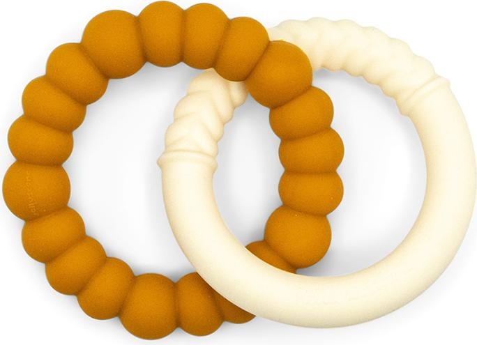 Actual product image Jellystone Designs Sunshine Teether - honey oatmeal (JSD0705)