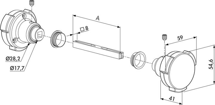 Produktbild Locinox Sicherheitsdrehknopf (Druckknopf-Verbinder, 1 Stk.)