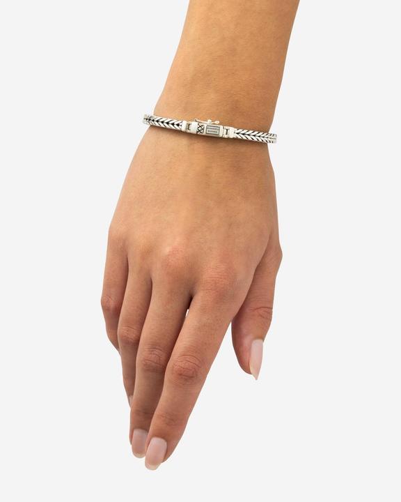 Immagine prodotto Buddha to Buddha Bracciale Barbara XS (19 cm, Argento)