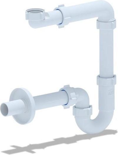 Sapho Wash basin trap 1 1/4x32 without outlet (Bottle siphon, 1 1/4")