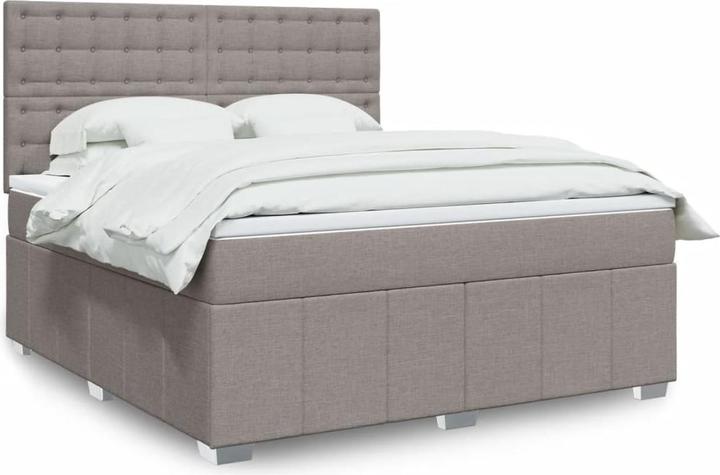 Produktbild vidaXL Bo x springbett mit Matratze 180 x 200 cm Stoff (180 x 200 cm)