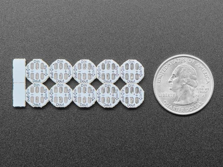 Produktbild Adafruit NeoPixel RGBW Mini Button PCB - 10er-Pack