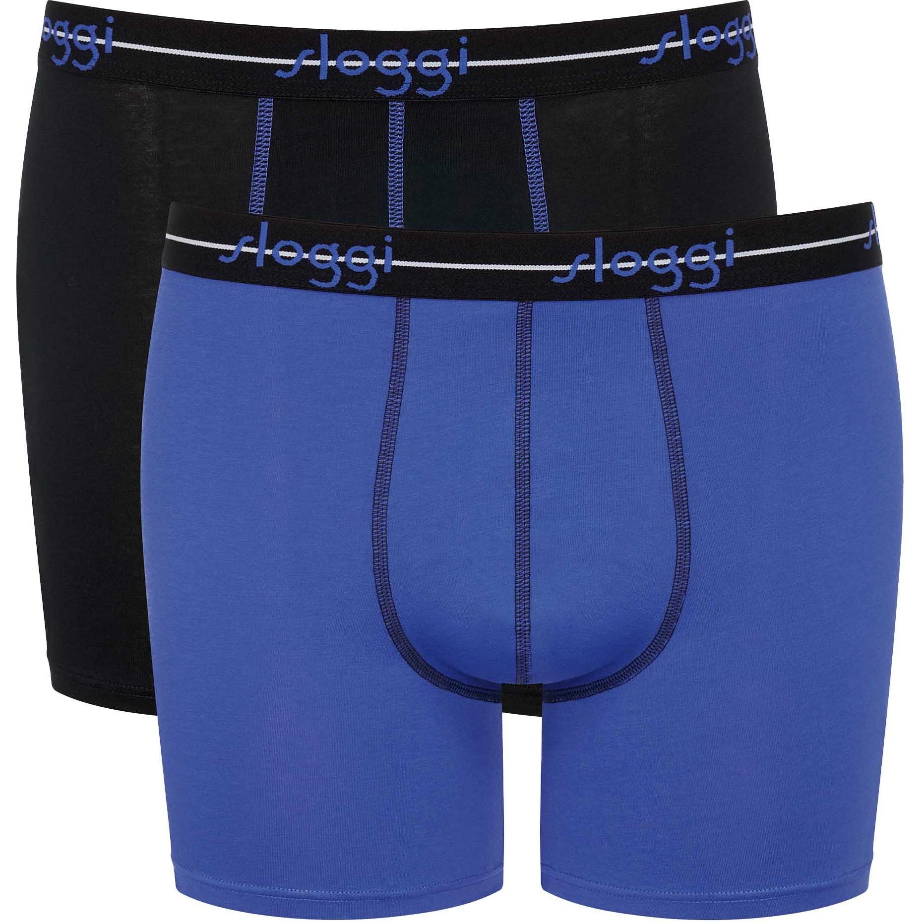 Sloggi, Herren, Unterhosen, 2erPack men Start Short, Mehrfarbig, (S, 2er Pack)