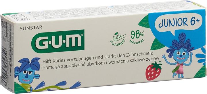 Actual product image GUM SUNSTAR Junior Zahnpasta Tutti-Frutti (50 ml)