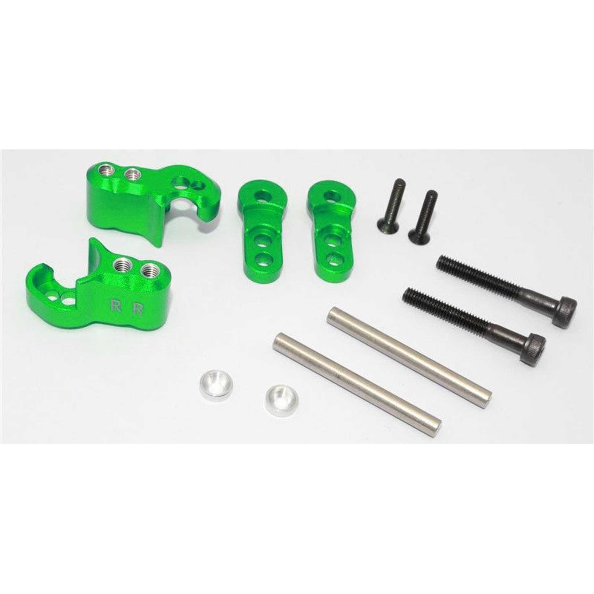 GPM Aluminium Dämpferbefestigung hinten grün TRX X-MAXX