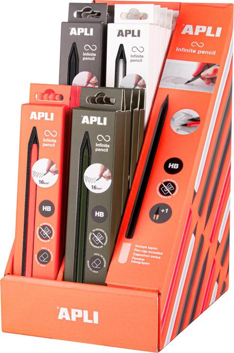 Actual product image Apli DISPLAY Infinite Pencil Neon Colors (1 x)