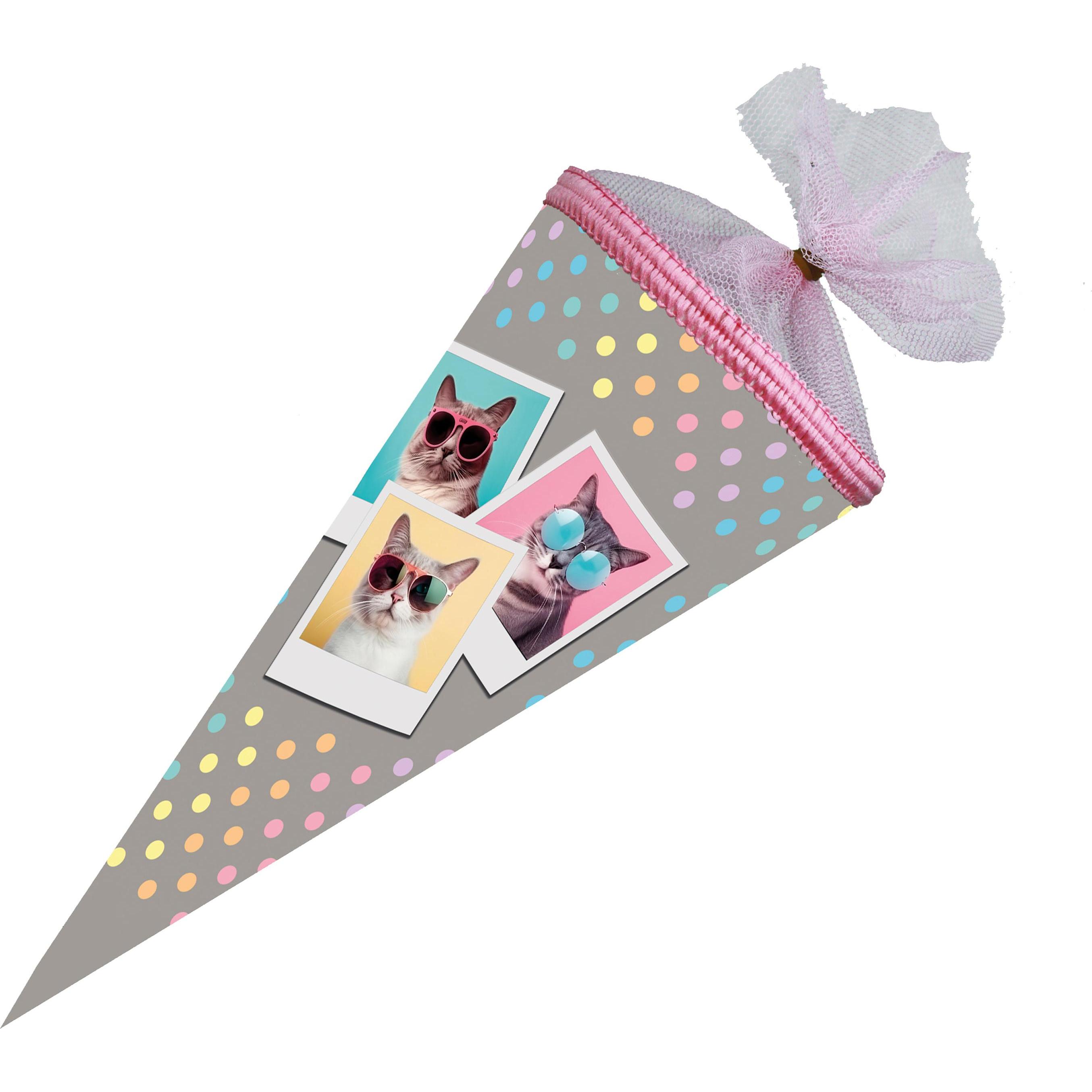 Magni, Schultüte, Schultüte Cool Cats 22cm rund