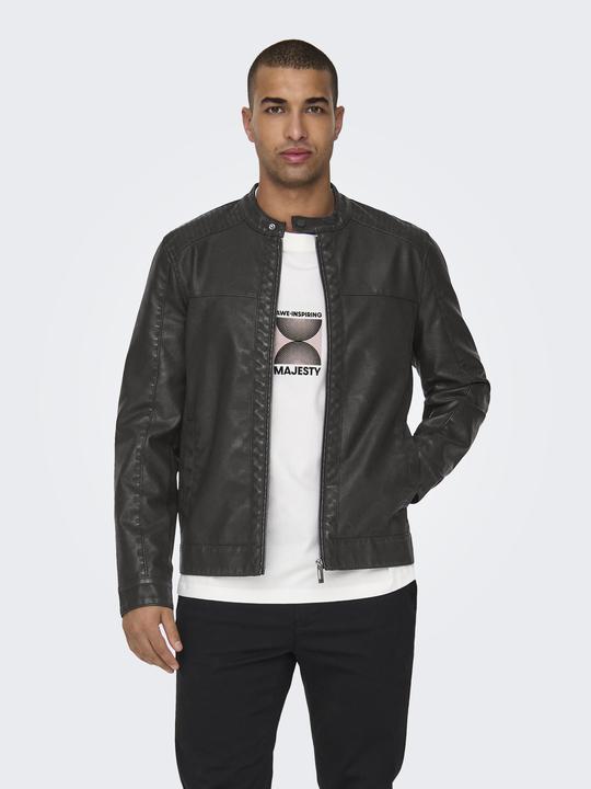 Produktbild Only & Sons Onsmike Pu Racer Jacket Otw Noos (S)