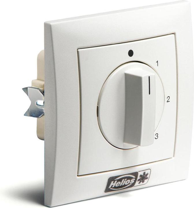 Actual product image Helios HELI DSZ speed and operating switch 4-stage flush-mounted