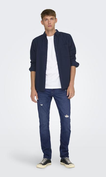 Produktbild Only & Sons Slim Fit Mid Rise Jeans Slim Fit Jeans (W31/L32)