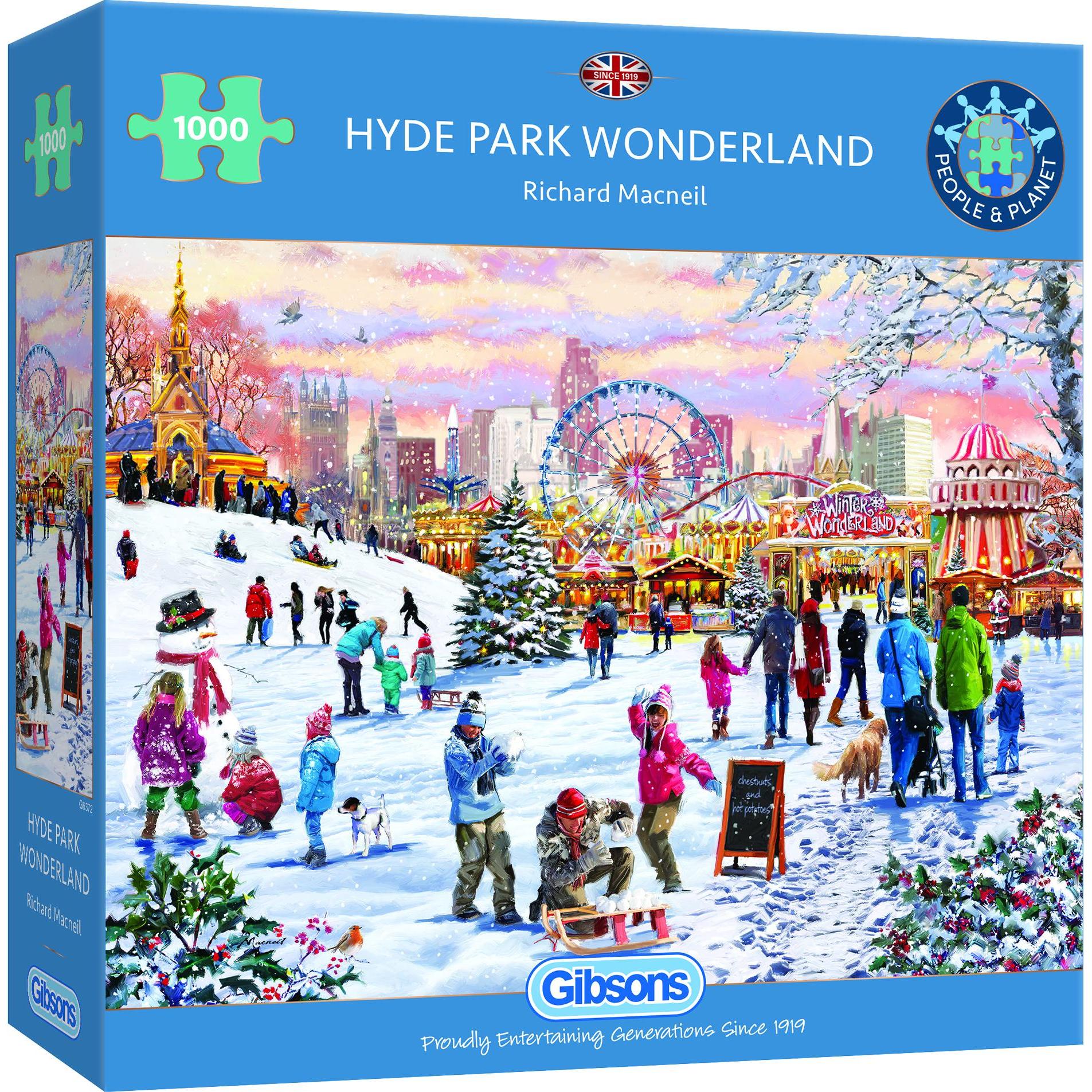 Gibsons Puzzle 1000 pieces Neige à Hyde Park (1000 Teile)
