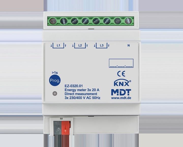 Image du produit MDT EZ-0320.01 Compteur d'énergie triple 20 A