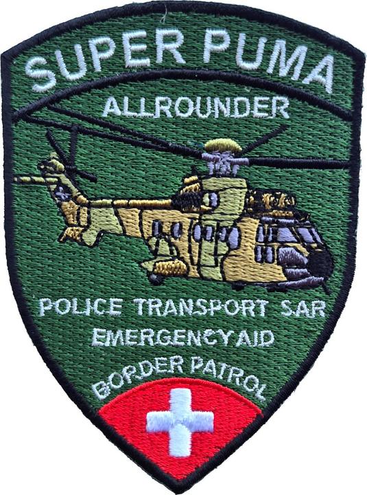 Immagine prodotto Pinex Super Puma Helikopter Abzeichen "Allrounder" farbig
