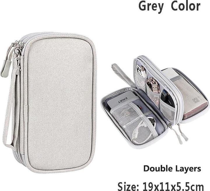 Only-Bags.Store Cable bag, electronic bag, organiser for electronic accessories, portable cable organiser