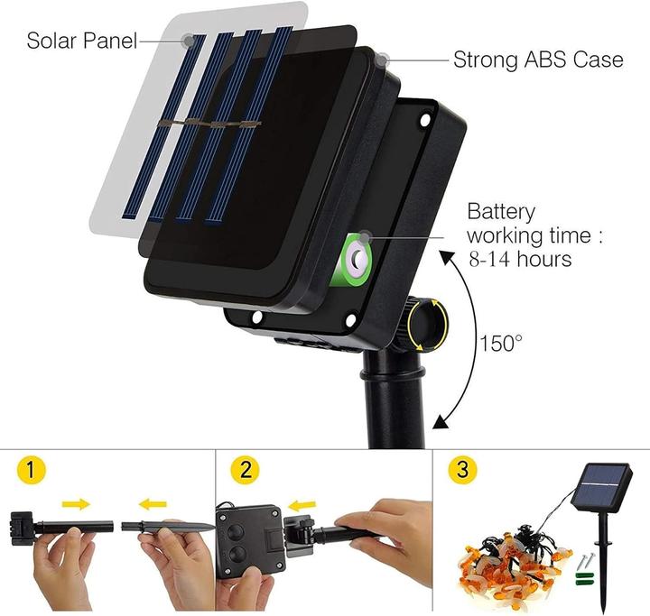 Immagine prodotto LS Catene luminose a LED solari per api (7 m)