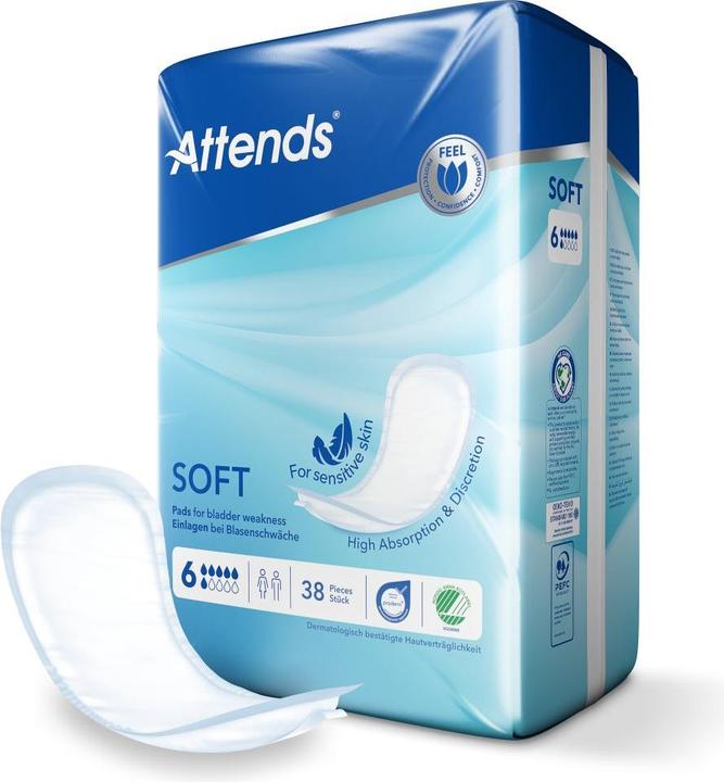 Actual product image Attends Soft 6 insoles (38 x)