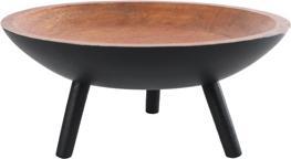 Productafbeelding Servierplatte Sieb M/Feet Natural/Schwarz Mango