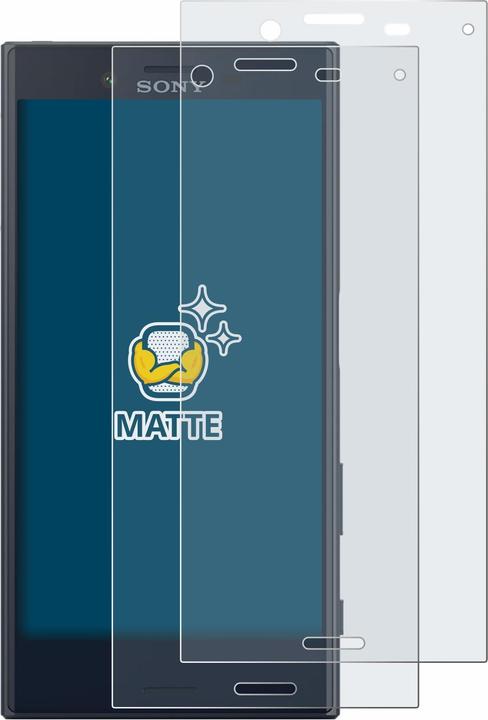 Actual product image BROTECT Anti-glare screen protector matt (2 Piece, Sony Xperia X Compact)