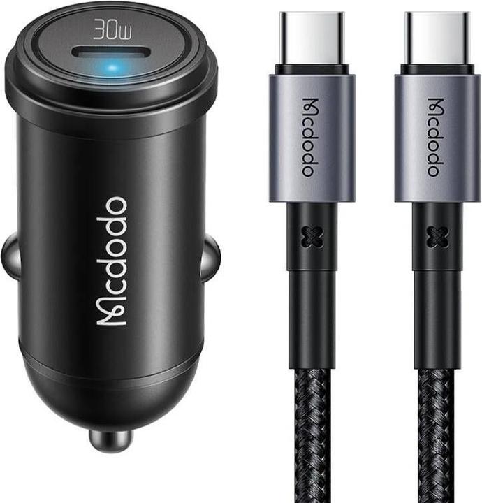 Produktbild Mcdodo Autoladegerät mit Ladekabel USB-C auf USB-C