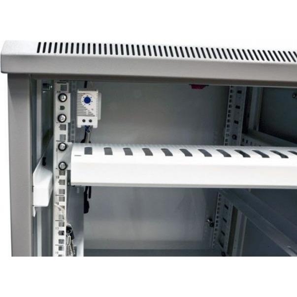 Thumbnail - Triton 19 Schrank 12HE B600 / T800mm *lichtgrau* SNB-Serie Glastür (12 HE, 19 Zoll Rack), Serverschrank, Grau