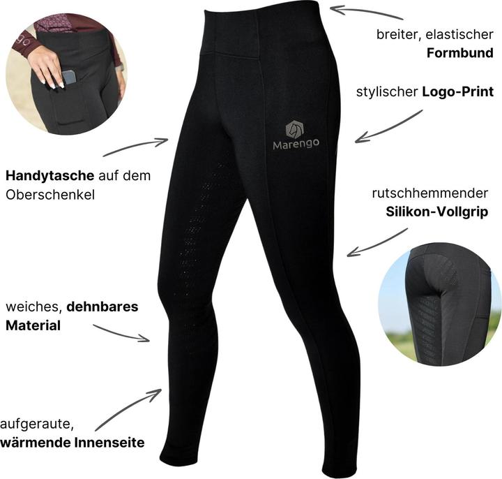 Produktbild Marengo Thermo-Reitleggings Chilly Fullgrip (L)