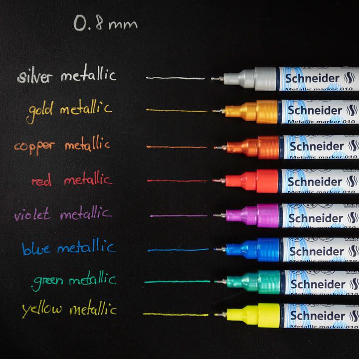 Image du produit Schneider Marqueur métallique Paint-It 010 0,8mm étui de 4 pièces (4x)