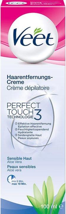 Actual product image Veet Pure Enthaarungscreme Körper & Beine, sensible Haut (100ml) (1x, 100 ml)