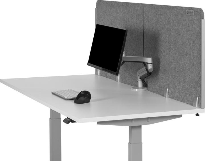 Bakker Elkhuizen Bakker Elkuizen Bakker table partition round o.acrylic window grey rear side