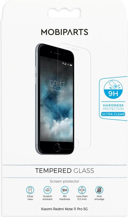 Immagine prodotto Mobiparts Regular Tempered Glass Xiaomi Redmi Note 11 Pro 5G (1 Pezzo/i, Xiaomi Redmi Note 11 Pro 5G)