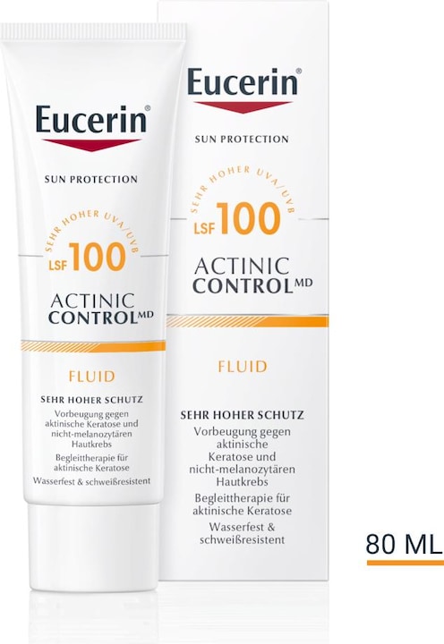 Produktbild Eucerin SUN ACTINIC CONTROL MD Fluid LSF 100 (Sonnencreme Gesicht, SPF 50+, 80 ml, 115 g)