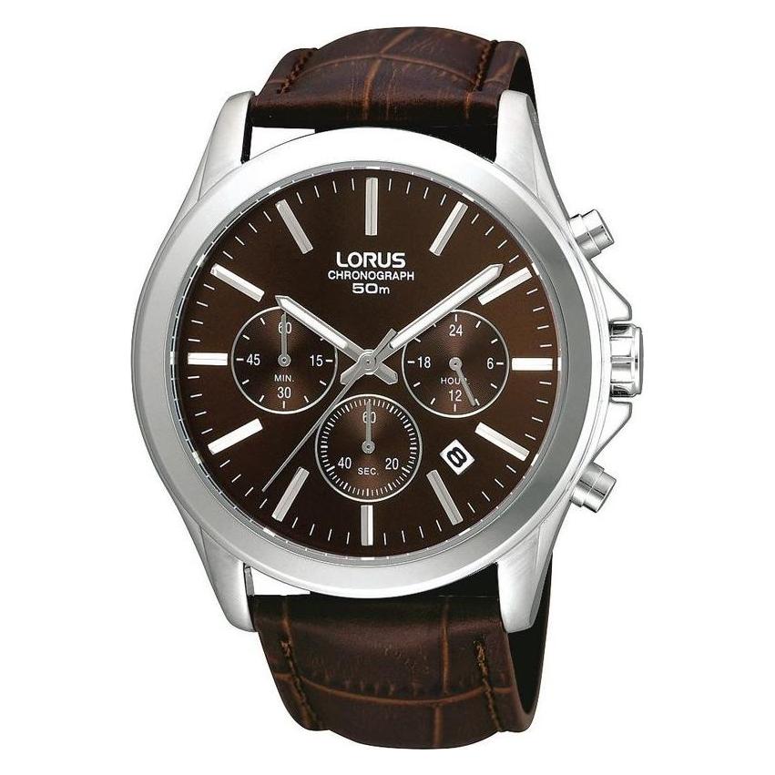 Lorus, Armbanduhr, RT381AX9, Braun, (Chronograph, 42 mm)