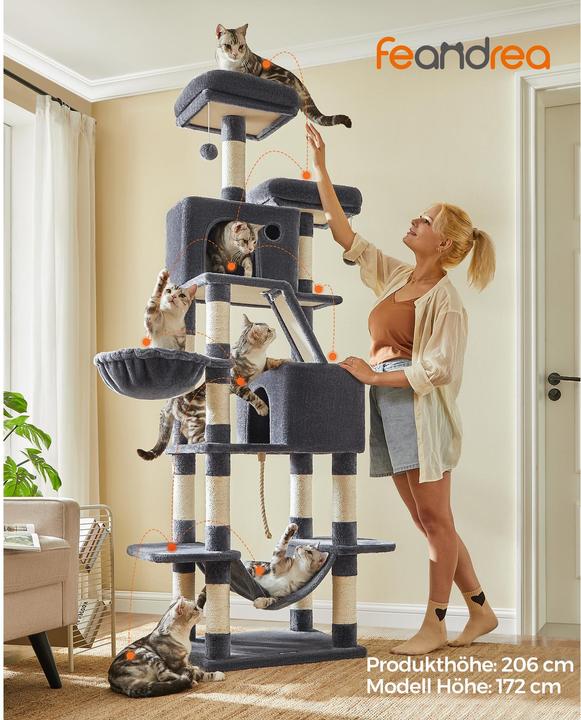 Image du produit Feandrea Cat Spa (206 cm, Gris)