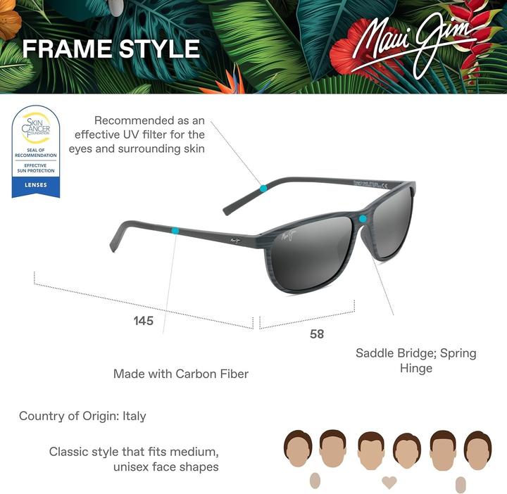 Produktbild Maui Jim Occhiali da Sole Gray Lele Kawa