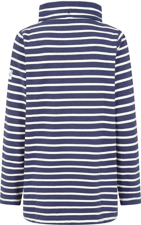 Actual product image Lazy Jacks Womens/Ladies Stripe Roll Neck Sweatshirt (34)