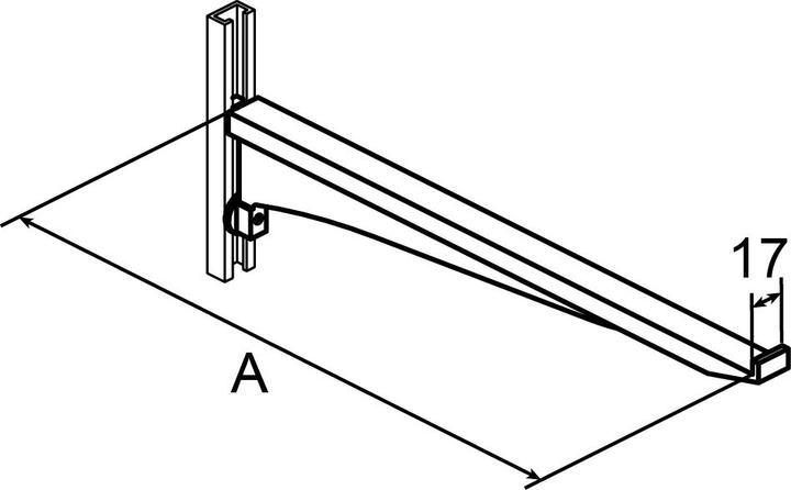 Actual product image Aweso Brackets 1560 type 1, for light load