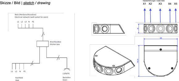 Immagine prodotto Bachmann Scatola di connessione del fornello IP20 Grigio (R (2 m)