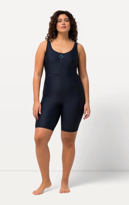Produktbild Ulla Popken Badeanzug, langes Bein, ohne Softcups, Zipper (50)
