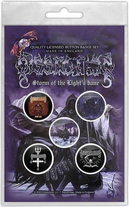 Actual product image Universal Textiles Strom Of The Lights Bane Badge (Pack of 5)