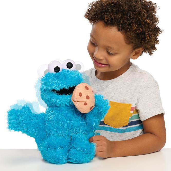 Actual product image Just Play Sesame Street Tickle me Crumbs Moster plush figure (33 cm) (11.80 cm)