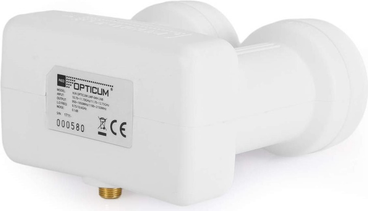 Immagine prodotto Opticum Monoblocco singolo LMP-04H (AH) 6° Astra Hotbird (Singolo LNB, 40mm)
