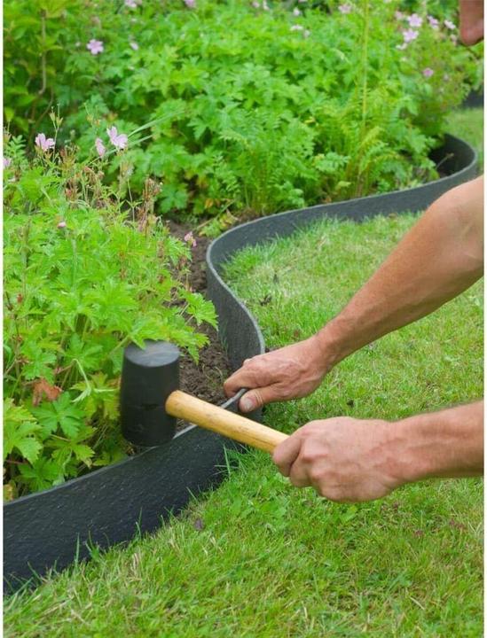 Immagine prodotto Nature Bordo per prato 0,12x12 m 5 mm Nero (1200 cm)