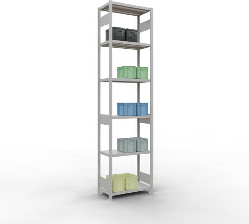 Actual product image Schulte Lagertechnik MULTIplus250 basic racking system with length ledgers