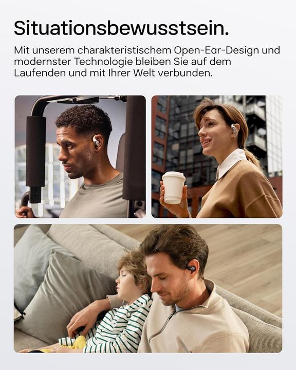 Produktbild Shokz OpenFit 2+ (Passive Geräuschunterdrückung, 8 h, Kabellos)
