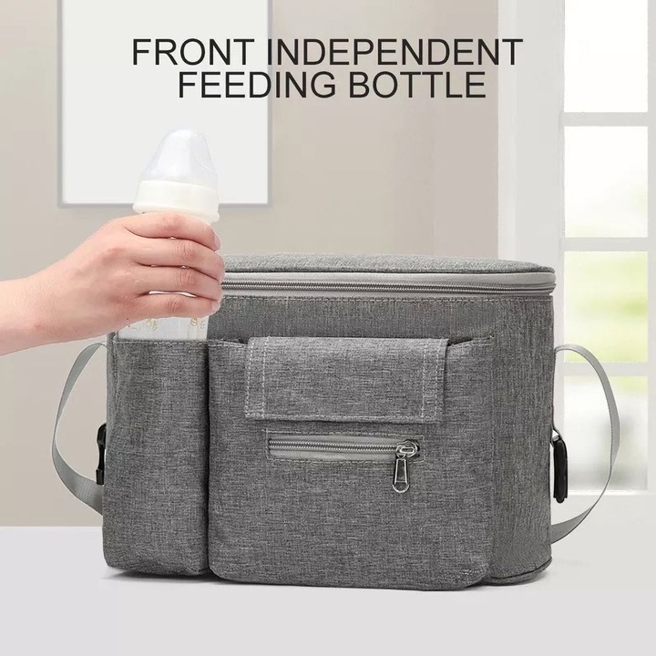 Actual product image König Design Pushchair organiser Pushchair bag Buggy bag Cup holder Changing bag