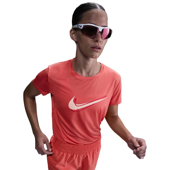 Actual product image Nike Women's One Swoosh DF Short-Sleeve Running Top (L)