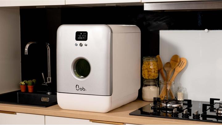 Actual product image Daan Tech Bob white/silver dishwasher